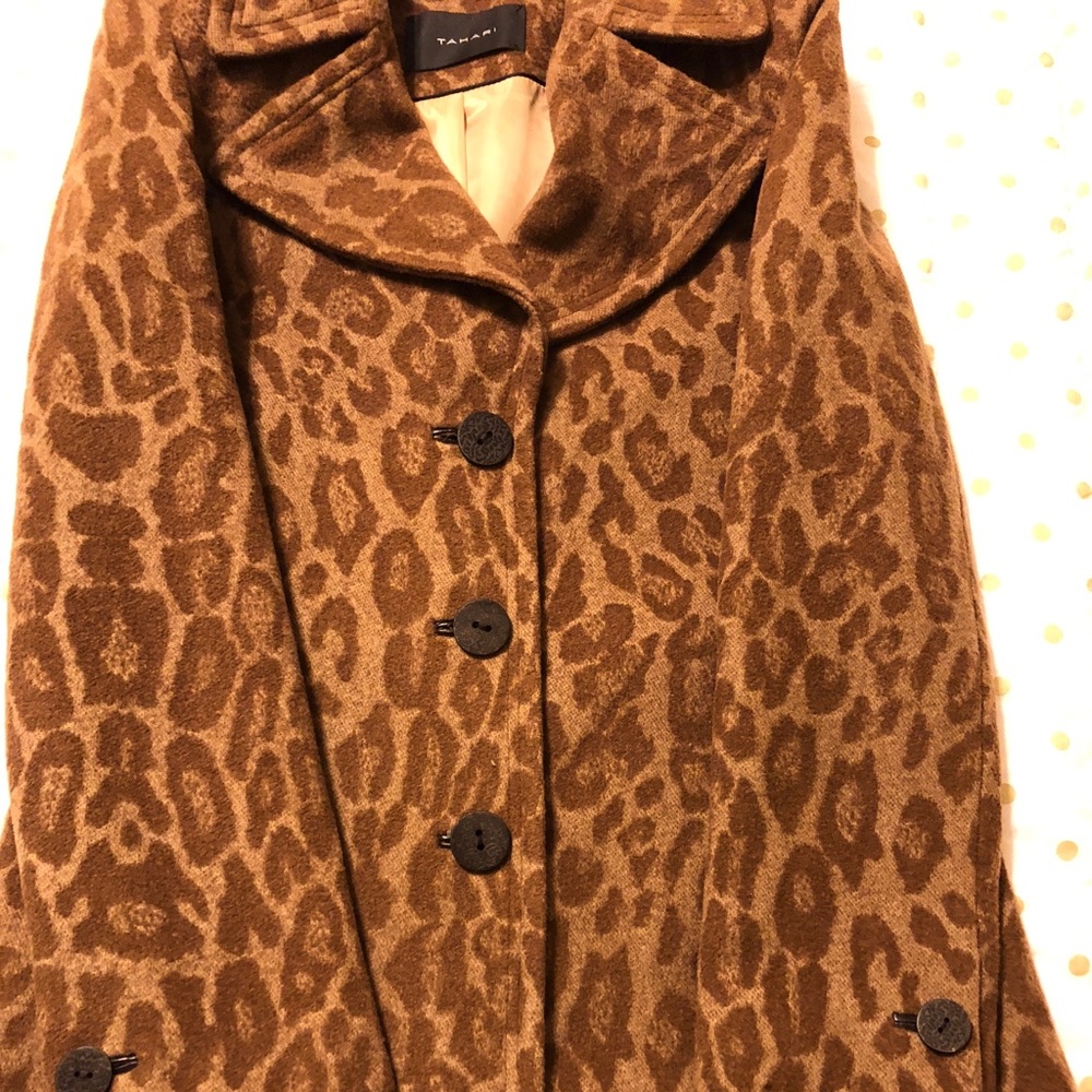 Tahari knee length dressy coat